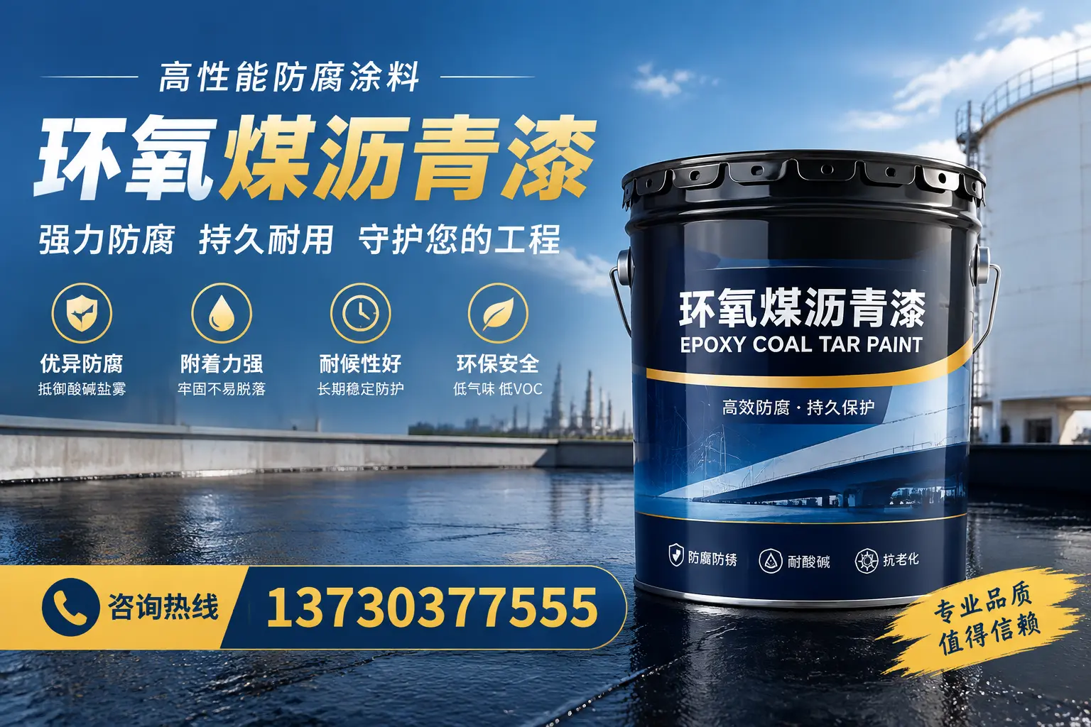 环氧煤沥青漆的耐久性分析，适合枞阳的使用场景
